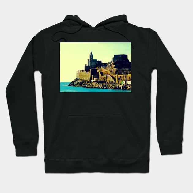 St. Peter's Church in Portovenere, Liguria, Italy Hoodie by IgorPozdnyakov